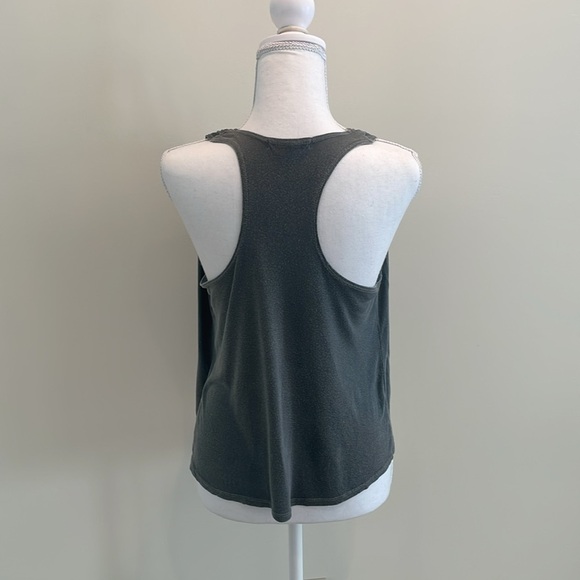 Truly Madly Deeply Gray Distressed Look Tank - Picture 3 of 5